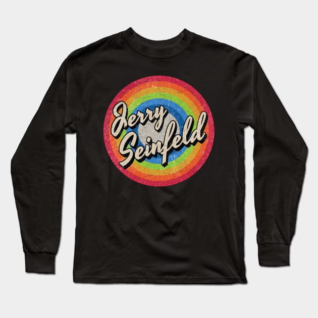 Vintage Style circle - Jerry Seinfeld Long Sleeve T-Shirt by henryshifter